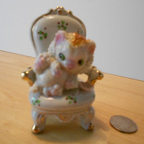 Vtg. Cat Spaghetti Sugar Japan Figurine - Picture 5 of 7